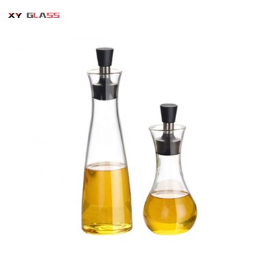 Creative kitchen borosilicate for olive oil and vinegar glass dispenser