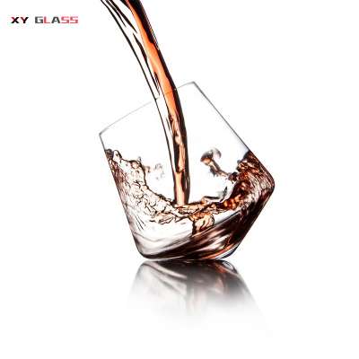 wholesale promotion exquisite hand blown glass wine fun glasses cup