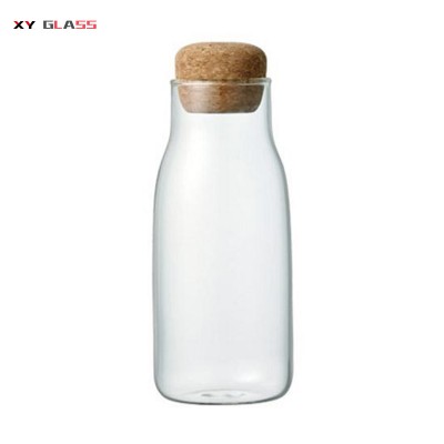 modern classical borosilicate glass biscuit candy cookie glass storage jar