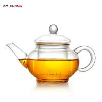 Hot sale new portable for blooming heat resistant glass tea pot